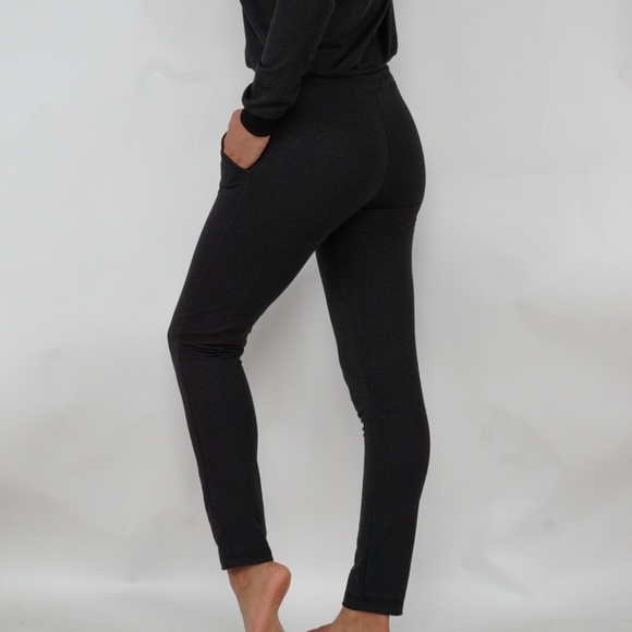 Soft jeggings with adjustable drawstring dark gray - Picture 2 of 4